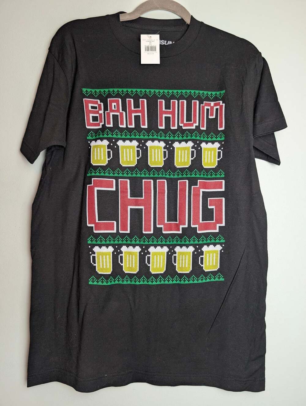 Beerlover Funnytee Fifth Sun Bah Hum Chug Christmas T-Shirt Ugly Sweater